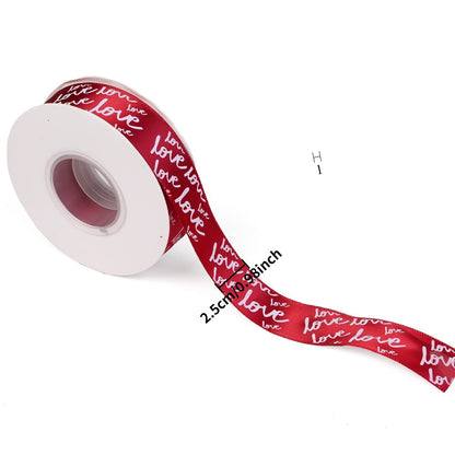 Love Heart Grosgrain Ribbon