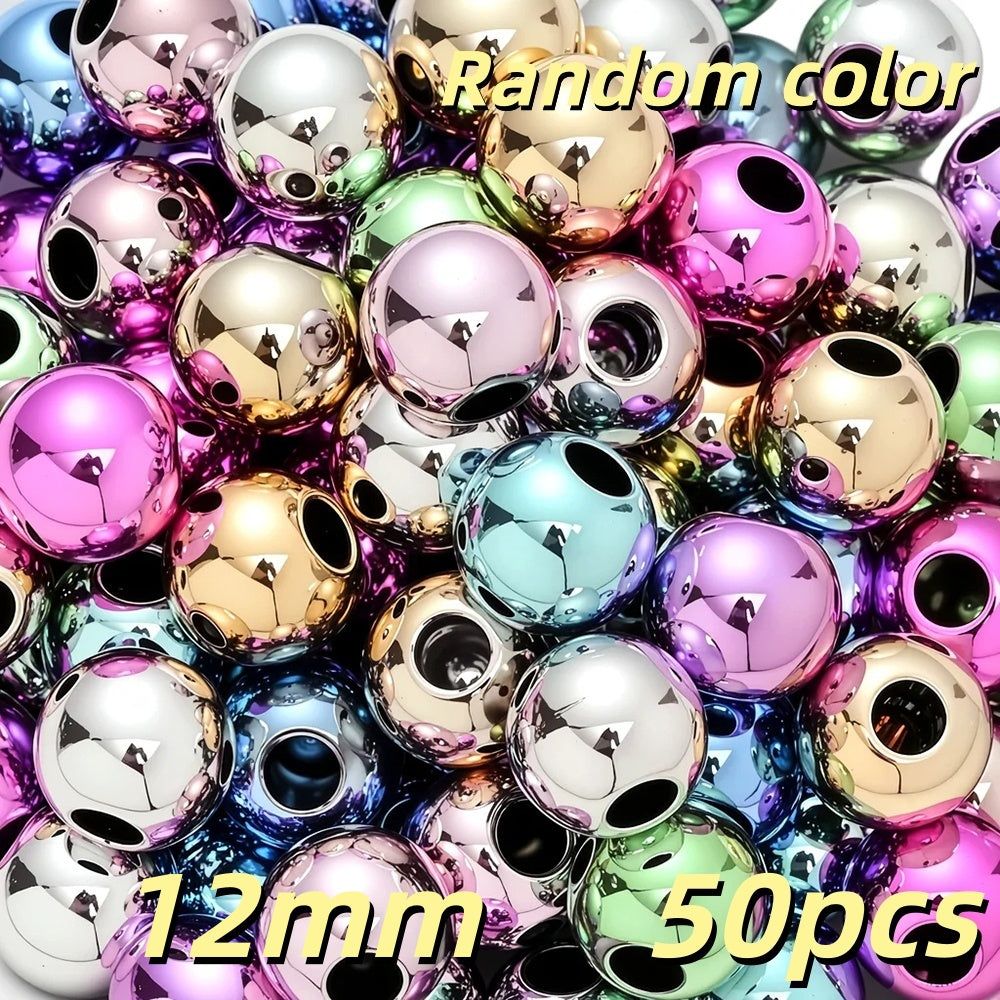 Acrylic Faceted Disco Ball Beads