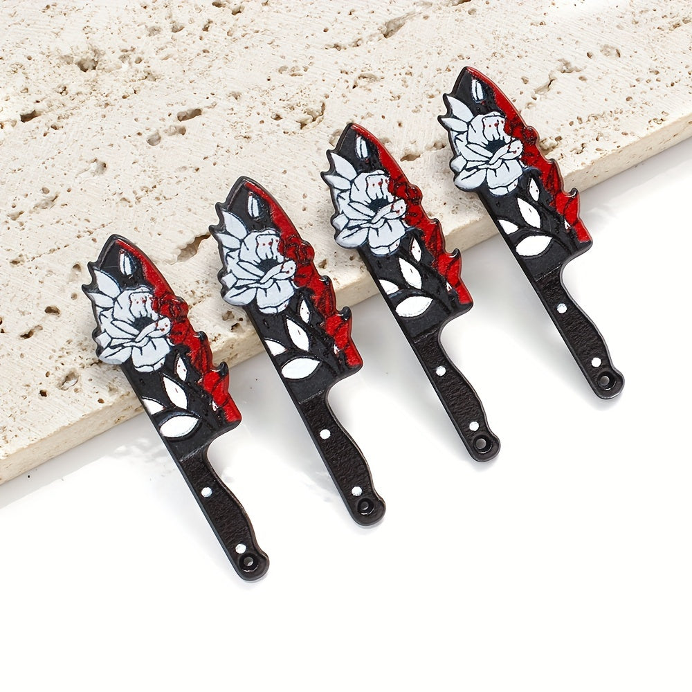 Horror Bloody Style Acrylic Beads