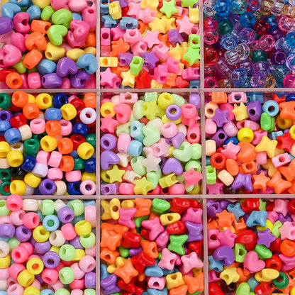 Mixed Heart Butterfly Acrylic Beads