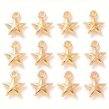 20PCS 12×15mm Antique Star CCB Pendant Beads