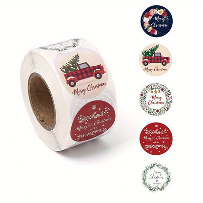 Christmas Theme Self-Adhesive Stickers