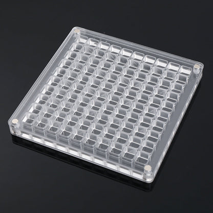 Transparent Multi-Compartment Plastic Display Box