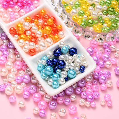 Colorful ABS Imitation Pearl Beads