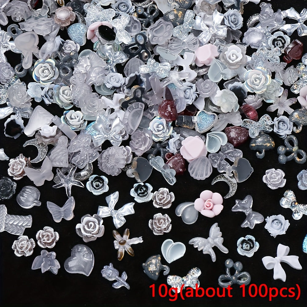 Luminous Acrylic Flatback Patch Beads