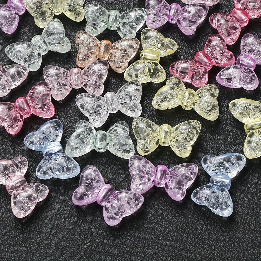 20PCS 14×22mm Acrylic Bow Beads