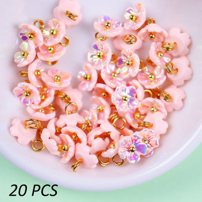 AB Resin Lily of The Valley Charms
