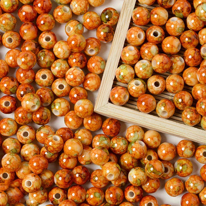 Cracked Acrylic Beads