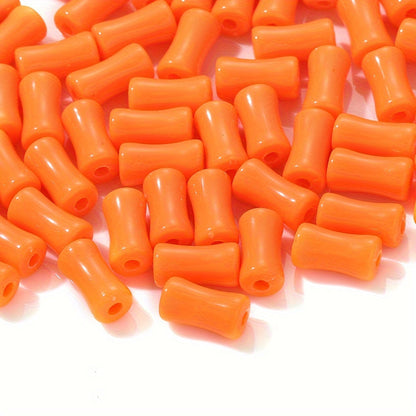 Solid Color Bamboo Acrylic Beads