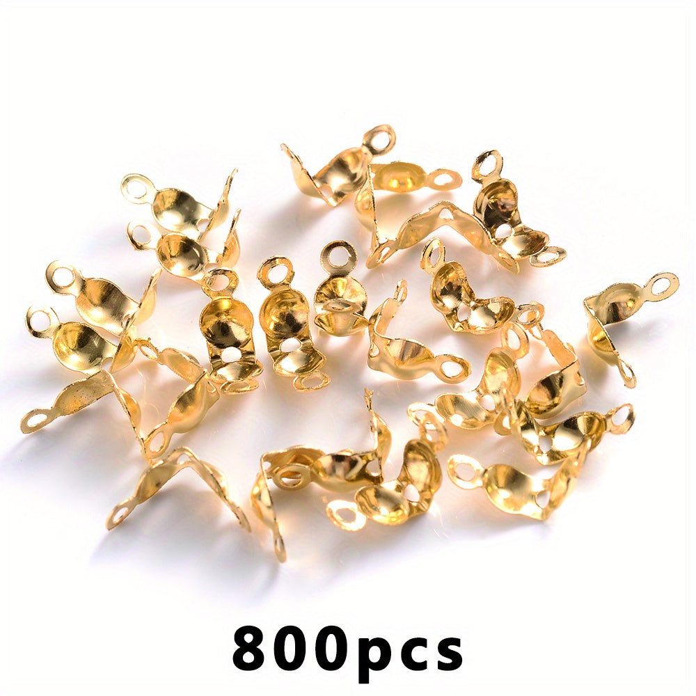 800-Piece Crimp Bead Calotte Knot Covers