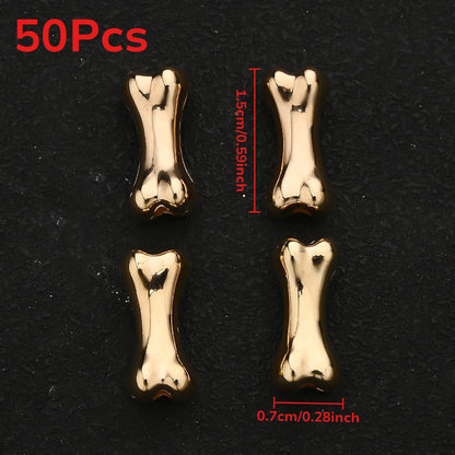 CCB Bone Shape Spacer Beads
