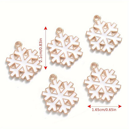 Mixed Metal Christmas Pendants