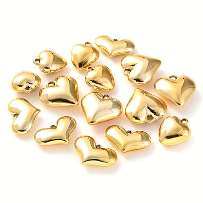 Gold Heart Pendants