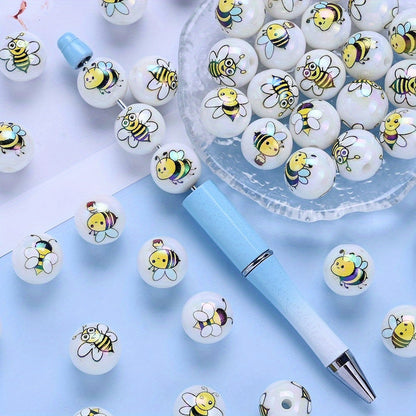 Bee Acrylic Beads