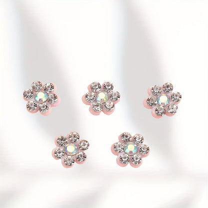 Plum Blossom Rhinestone Patches