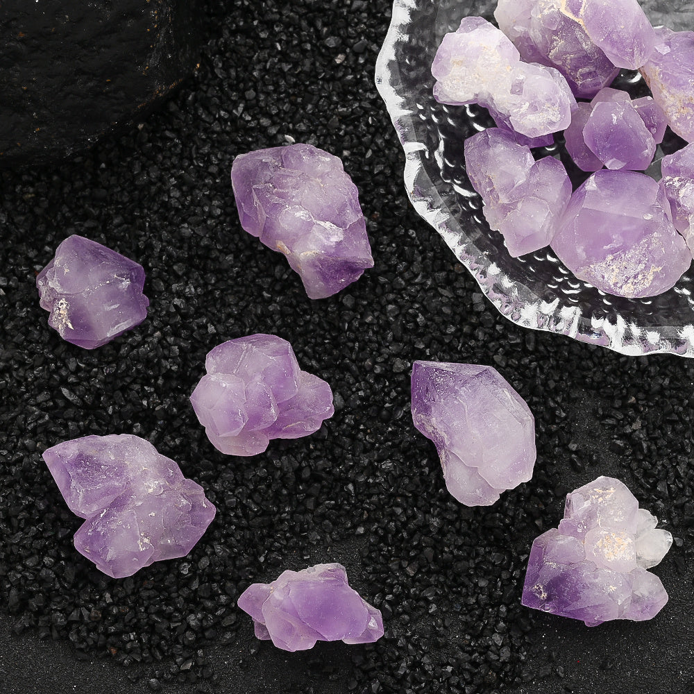 10g Purple Amethyst-Style Decorative Stone Mix