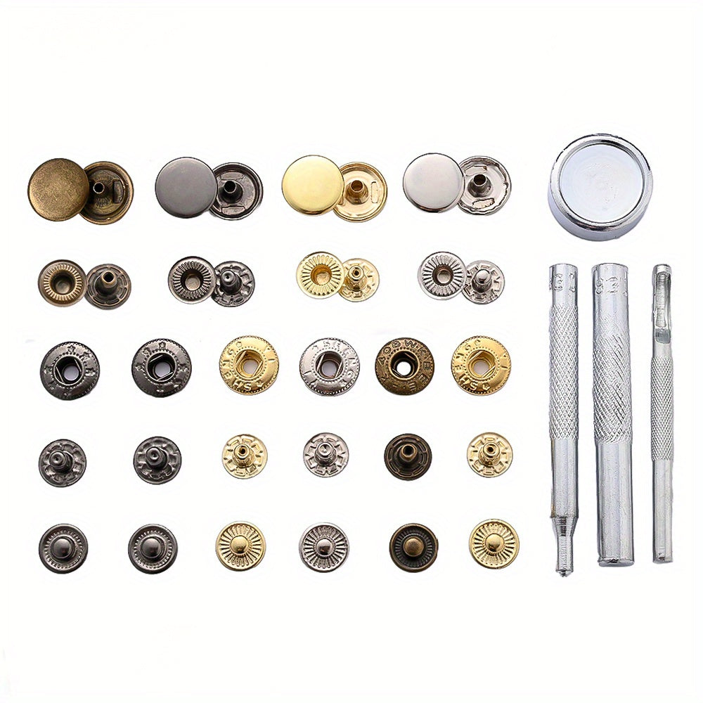 Metal Snap Button Installation Kit