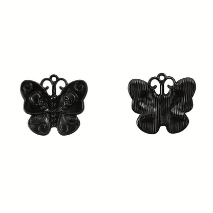 Halloween Skull Butterfly Charms