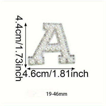 Alphabet Flatback Decorative Bead