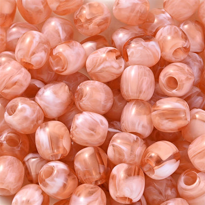 Barrel Acrylic Large Hole Beads