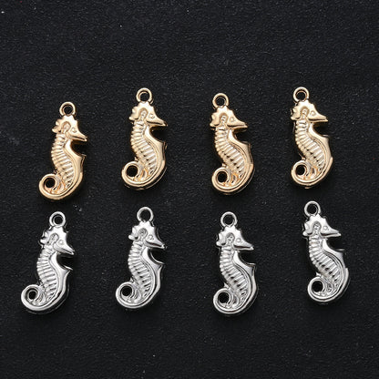 20PCS 3D Retro Seahorse CCB Pendant Set