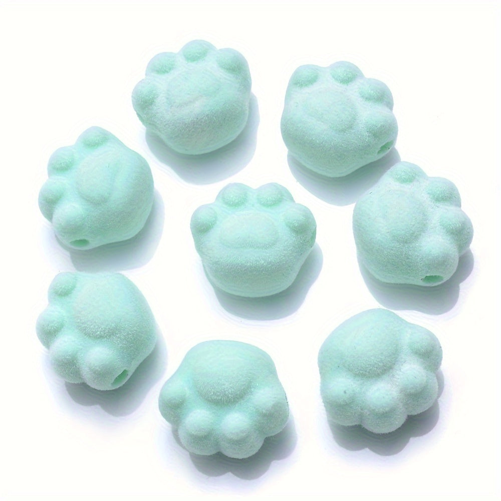 10PCS Multicolor Cat's Claw Acrylic Bead Set