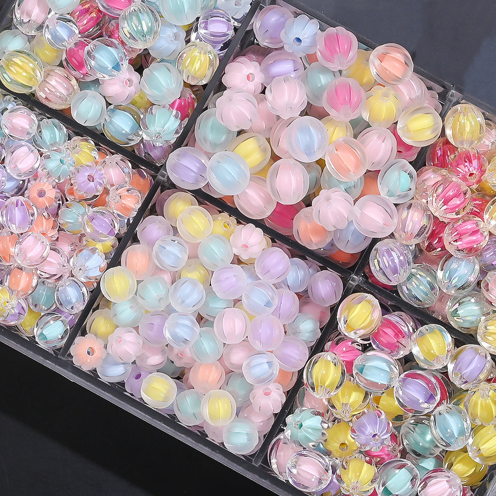 Acrylic Pumpkin Beads