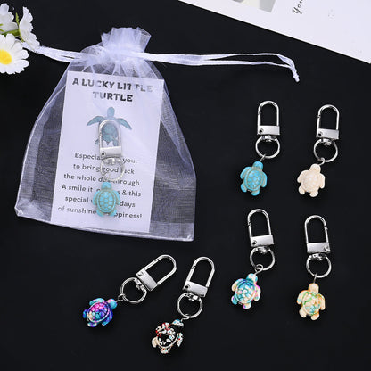 Lucky Turtle Keychain Gift Set