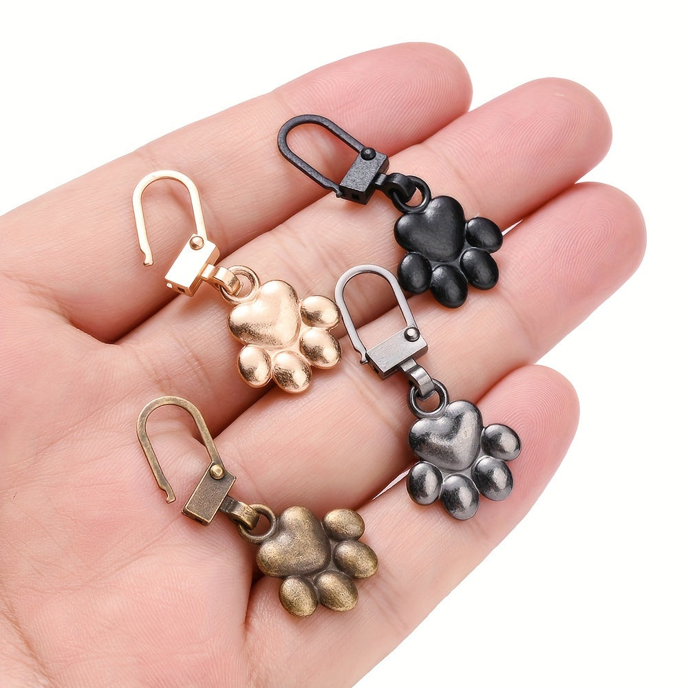 Dog Paw Zipper Slider Puller Set