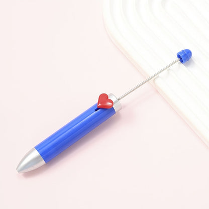 155x14 mm Creative Plastic Beaded Ballpoint Pen