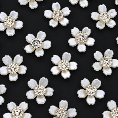Five-Petal Flower Acrylic Bead Patches