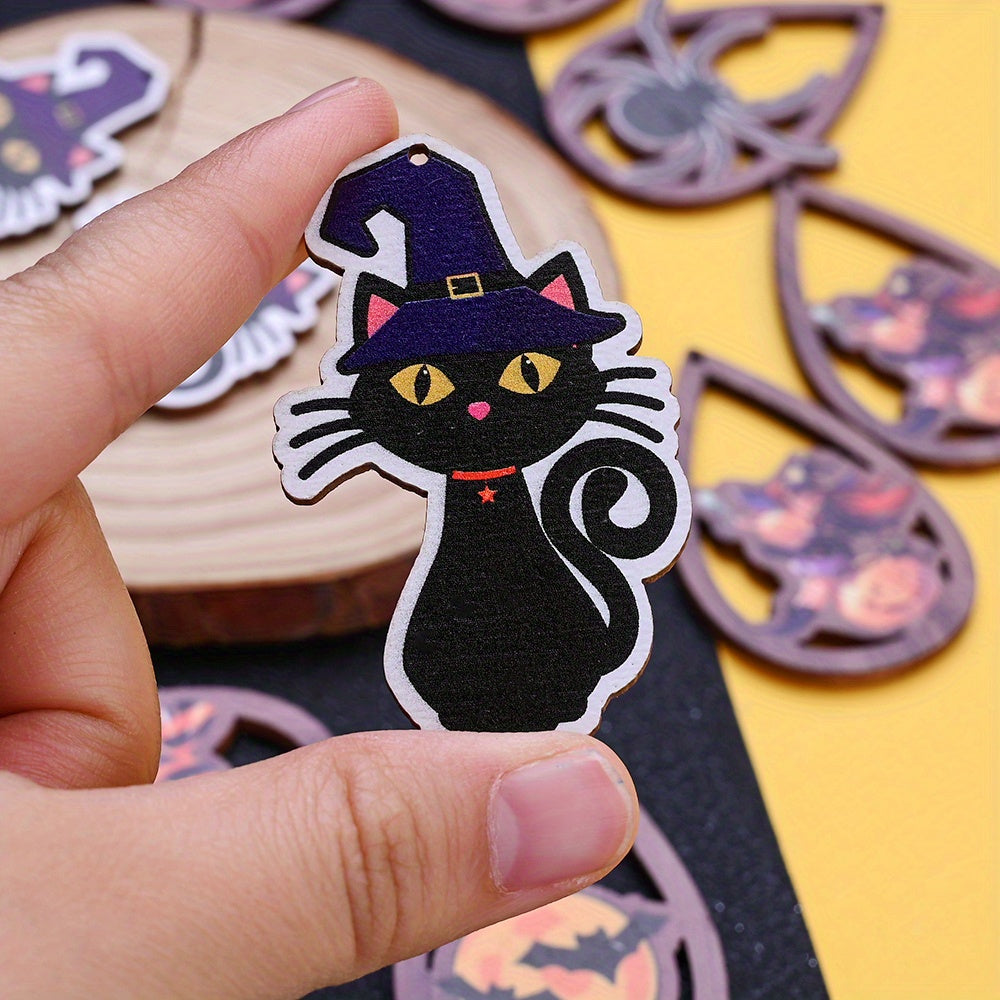 Halloween Wooden Pendants