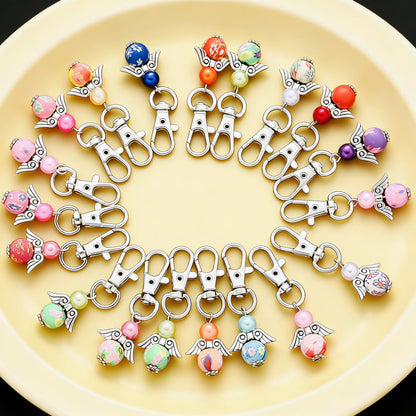 24PCS Random Mix Angel Mini Keychain Set