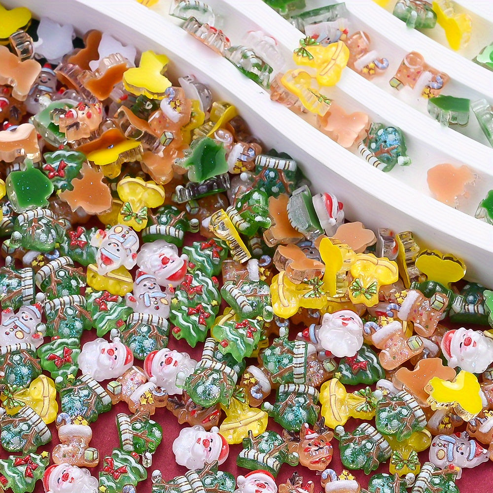 Christmas Resin Flatback Embellishments