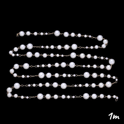 Imitation Pearl Strand Chain