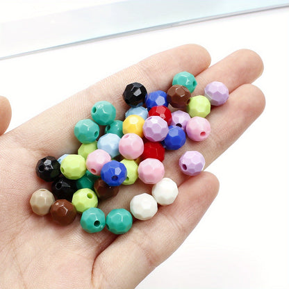 Luminous Multilateral Ball Acrylic Beads