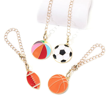 Sports Theme Enamel Pendant Charms