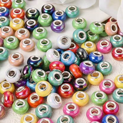 European Style Acrylic Large Hole Beads