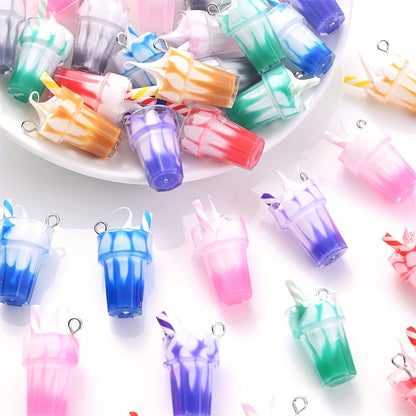 Summer Ice Cream Resin Pendants