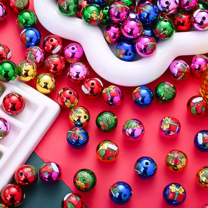 Acrylic Christmas Gift Box & Bell Beads