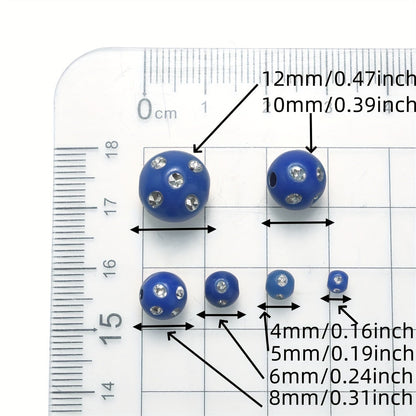 Mixed Acrylic Round Beads
