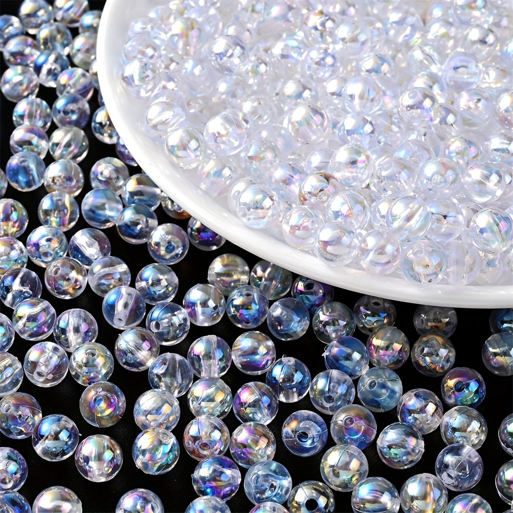 Clear Acrylic Round Beads