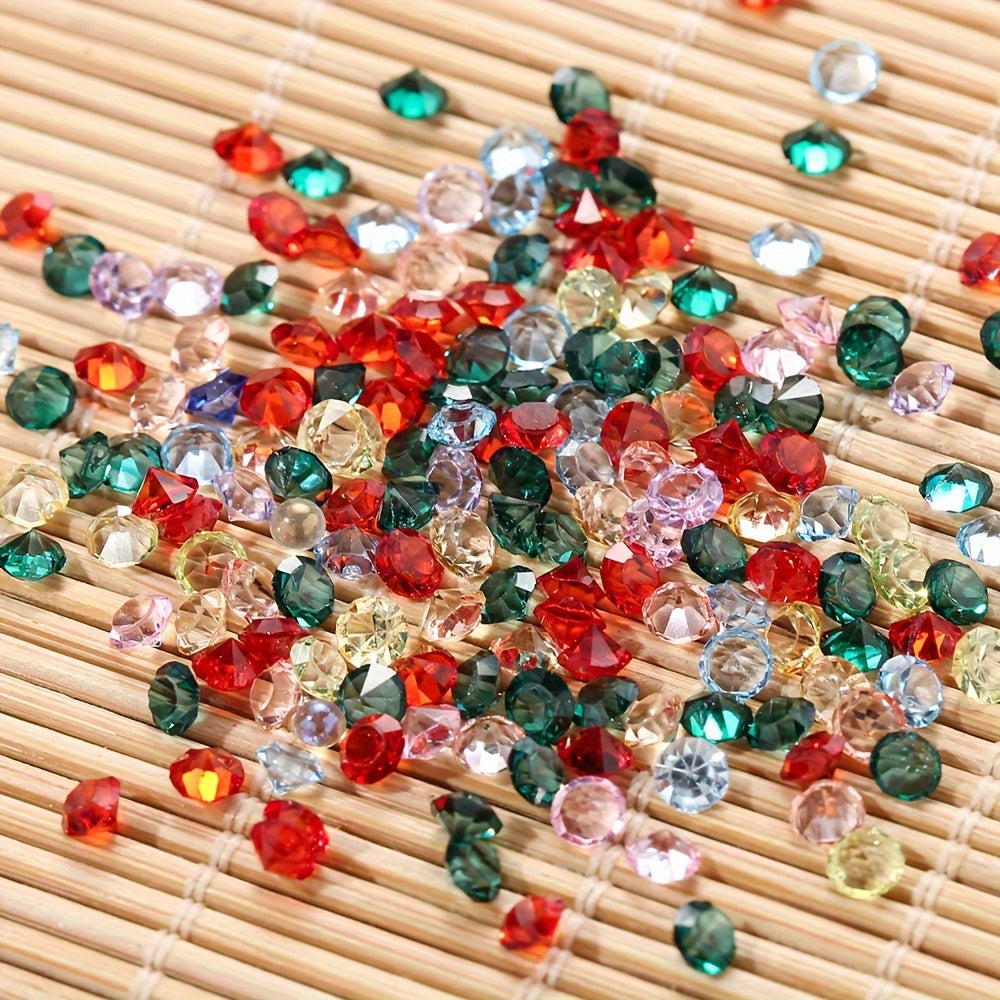 Christmas Glass Spacer Beads