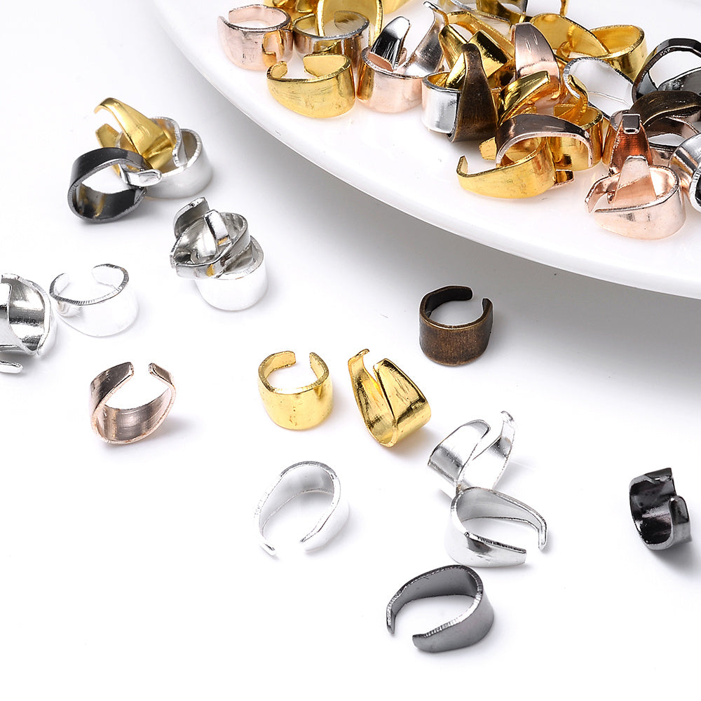 50-Piece Mini Seed Clasps for Jewelry Making