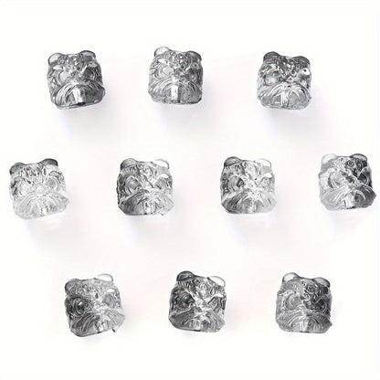 Multi Color Lion Head Acrylic Beads