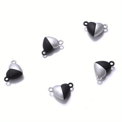 Mini Alloy Heart Magnetic Clasps