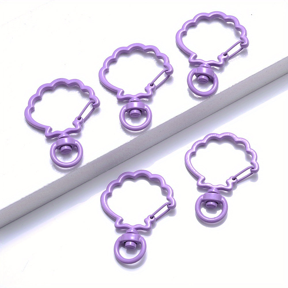 Shell Shape Lobster Clasp Hooks