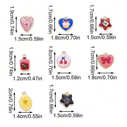 Vintage Enamel Fairy Tale Charms