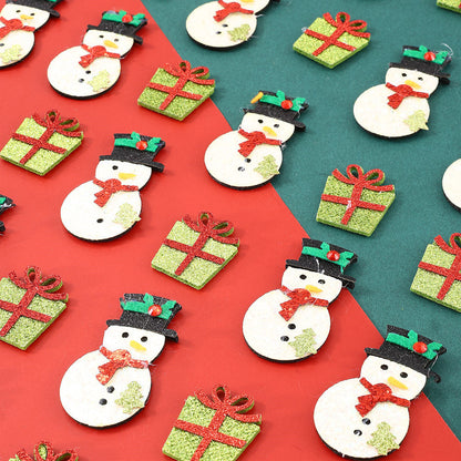 Christmas Glitter Decorative Patches