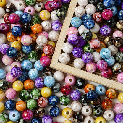 Cracked Acrylic Beads